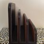 'Osco' Faux Leather Letter Holder/ Organiser Image 2