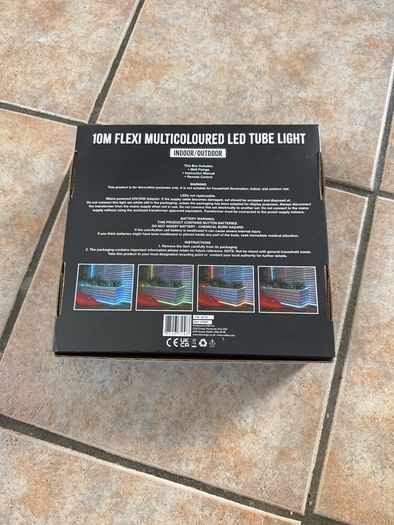 Brand new Flexi LED Tube Light 10M Multicoloured