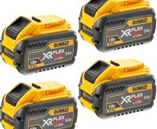 DeWalt DCB547 54V 9.0Ah Li-Ion Battery X 4
