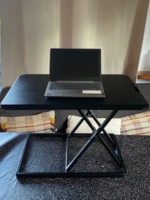 Standing desk converter for table/desk portable