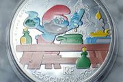 France 50 Euro Silver (.900) Uncirculated Coin 2020 - Papa Smurf - The Smurfs