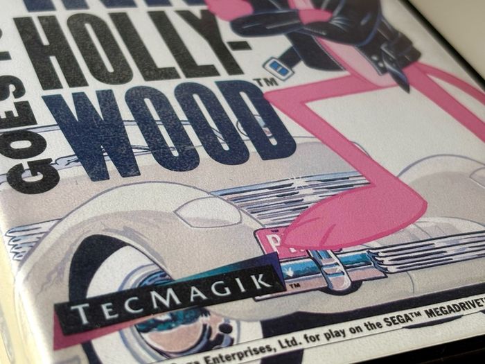 Pink Goes to Hollywood for Sega Mega Drive Boxed and Minty