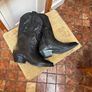 Genuine Leather Black Boots 37 Image 3