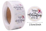 Thank You Stickers (100 pieces)