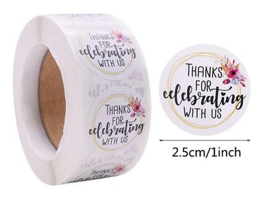 Thank You Stickers (100 pieces)