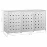 Triple Wheelie Bin Shed 240 L Stainless Steel Image 9