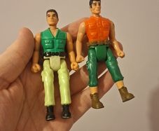 Vintage McDonald's Action Man Figures x2