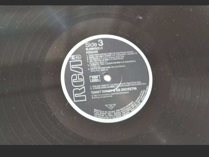 Tom Dorsey & His Orchestra, Forever-32 Great Tracks, & Frank Sinatra, RCA , 1982 Double LP Vinyl