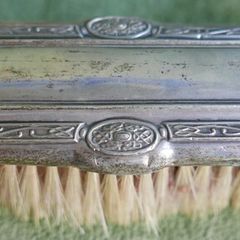 Antique 1800s Sterling Silver Cloth Brush, Art Deco Cloth Brush, 1800s - 97,8g