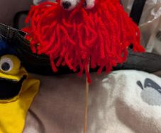 hand made puppet