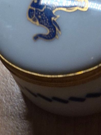 Vintage Limoges Castel Porcelain Pill Box