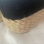 Black Espadrille lace up shoes size UK 6 Image 4