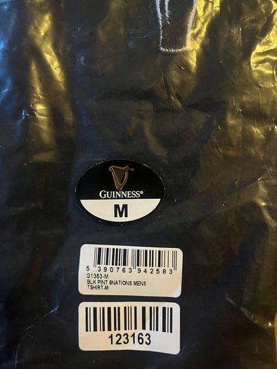 guinness round neck t-shirt.