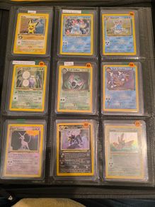 pokemon vintage cards read description
