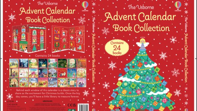Advent Calendar 24 Book Collection Usborne