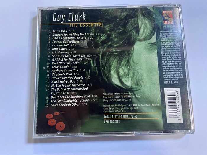 The Essential Guy Clark Gold Disc SBM CD