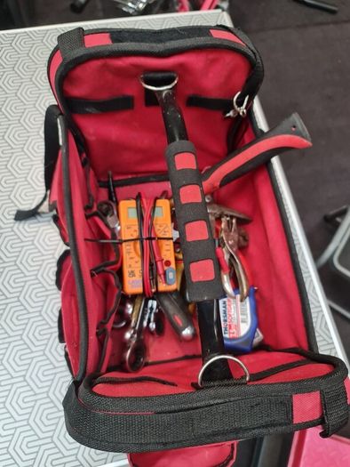 Hand tools and toolbag