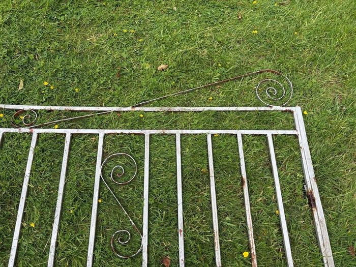 Metal garden gates x2