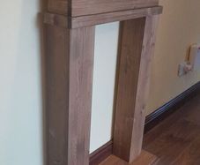 Fireplace surround brown "Brownie", NEW