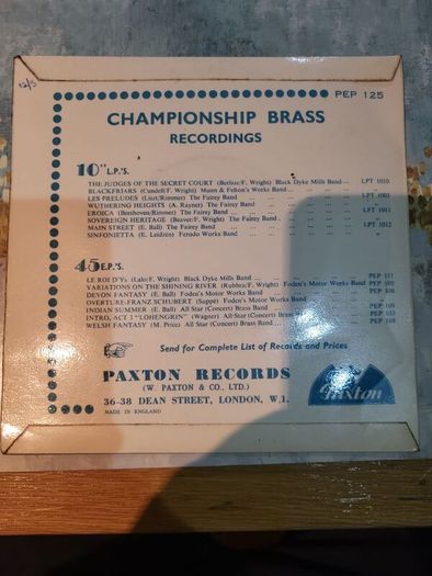 Music For Brass CWS Manchester Band EP