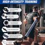 Pilates Equipment Pilates Reformer Bar Set With 6 Elastic Resistance Bands 180LBS/240LBS/360LBS & Door Anchor Image 6