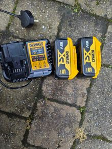 Dewalt Charger and two batteries