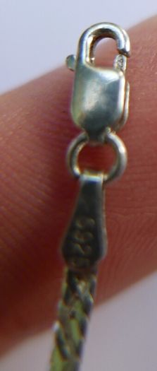 Vintage 925 Sterling Silver 16" Necklace Flat Chain 3.1 grams
