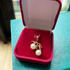 14K Gold Pearl Pendant