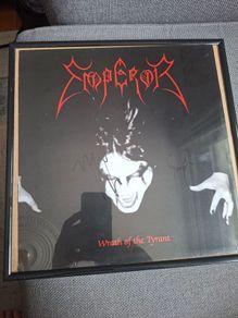 EMPEROR: Wrath of the Tyrant- Framed cover signed by Samoth and Ihsahn