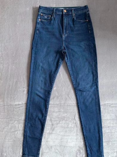 Tommy Hilfiger Blue Skinny Jeans Sylvia W29 L32 UK 10  TH Iconic Logo Patch