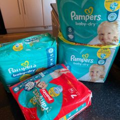 kids nappies pampers size 7 & 8.