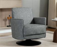 Upholstered Swivel Accent Chair