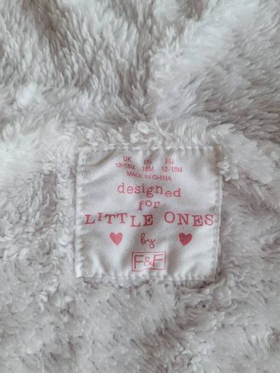 F&F Very Warm Hoodie, size 12-18 months