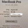 Apple MacBook Pro 13-inch (M12020) Image 3