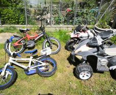 Kids bikes and quads