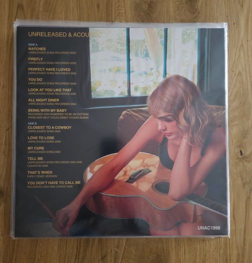 Taylor Swift "Unreleased & Acoustic" Vinyl Album