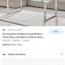 Coffee Table & Side Tables - Chrome & Glass Image 2