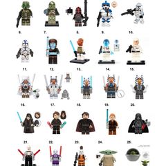 Star Wars Minifigures Collection Lego Compatible A-C