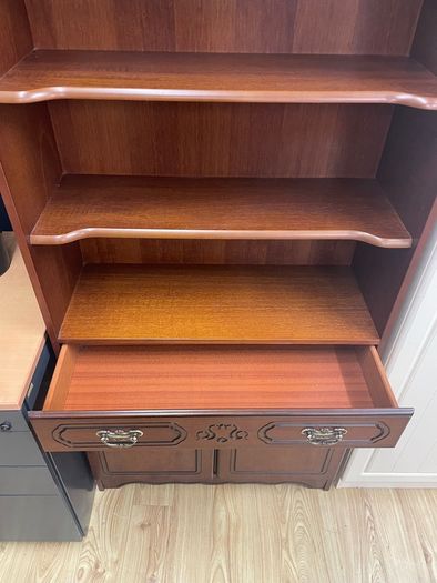 Mahogany Wall Unit with Storage