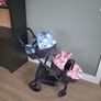 Lily & Ivy City to Park Twin Dolls Pram Image 4