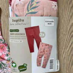 Baby dress leggings and hair clips