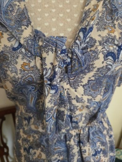 Ladies paisley dress uk8-10