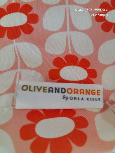 Orla Kiely bicycle basket liner