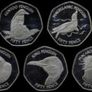 Falkland Islands Penguin 9 Coins 50 Pence 2 Sets UNC Image 2