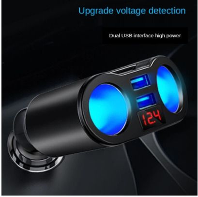 BRAND NEW Car Cigarette Lighter Dual USB Ports  DC 12-24V 3.1A