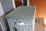 mint green/duck egg storage box