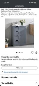 Bathroom Storage Brand new in box