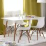 Nordic Rectangle Dining Table & 4 Chairs - Stylish & Compact Image 2