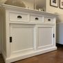 Solid wood Mahogany Sideboard. Crispy White. Petfect conditions. Image 7
