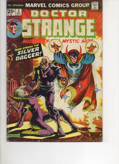 Doctor Strange #5 The Silver Daggar (1974) Marvel Bronze Age Comic